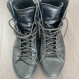 Saint Laurent High-Top Sneakers Men's Size 9.5